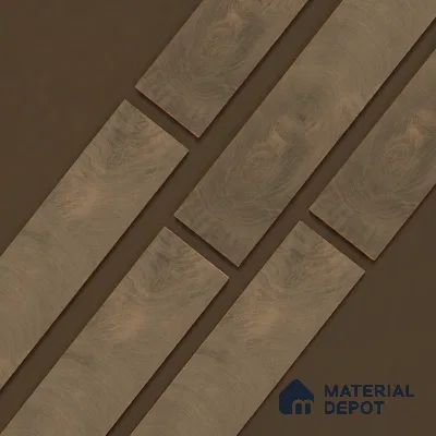 Wooden Look Floor Tile TL 10897 B Oxford Walnut 4 ft x 8 inc Matte Finish Vitrified Tile - 9 mm | 6 Random Design | Suitable For Living Room, Bedroom & Dining Area | 2-3 mm Spacer is Mandatory