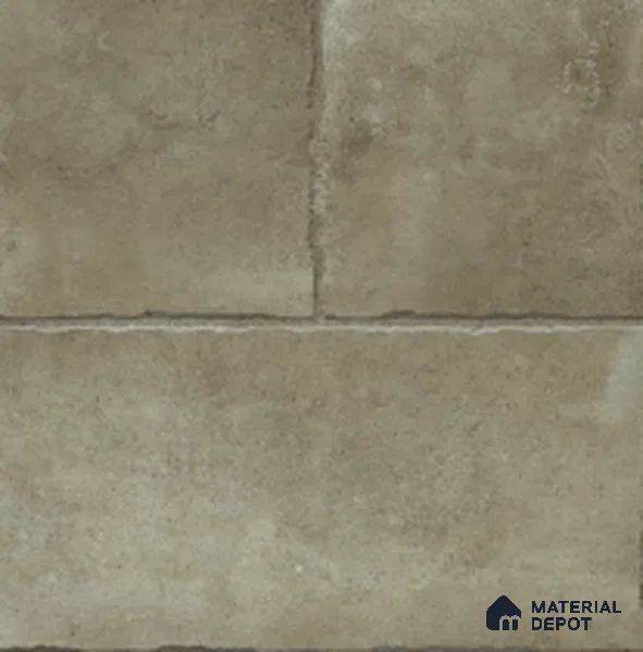 Stone Floor Tile TL 10909 B Terracota Olive Rock 2 ft x 2 ft Matte Finish Anti Skid Vitrified Tile - 12 mm | 4 Random Design | Suitable for Balcony, Terrace & Coutyard