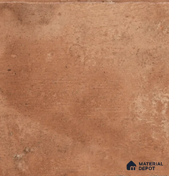 Stone Floor Tile TL 10909 C Terracota Red 2 ft x 2 ft Matte Finish Anti Skid Vitrified Tile - 12 mm | 6 Random Design | Suitable for Balcony, Terrace & Coutyard