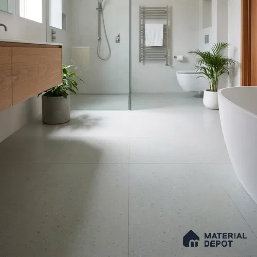 Terrazo Wall Tile TL 10917 B Terazzo Smoke 4 ft x 2 ft Matte Finish Vitrified Tile - 9 mm | 1 Random Design | Suitable For Living Room, Bedroom, Kitchen, Office & Dining