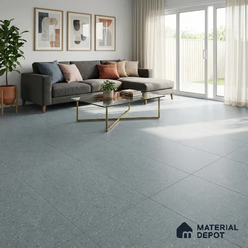 Terrazo Wall Tile TL 10917 C Terrzzo Antracita 4 ft x 2 ft Matte Finish Vitrified Tile - 9 mm | 1 Random Design | Suitable For Living Room, Bedroom, Kitchen, Office & Dining