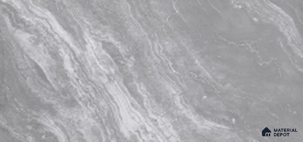 Marble Wall & Floor Tile TL 10918 Grey 4 ft x 2 ft Matte Finish Vitrified Tile - 9 mm | 5 Random Designs | Suitable For Living Room, Bedroom, Kitchen