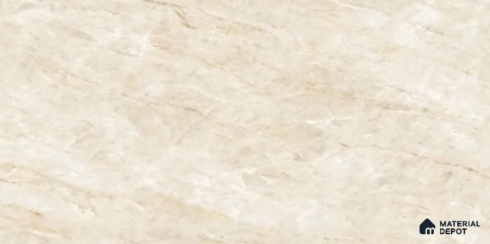 Marble Wall & Floor Tile TL 10936 B Beige 4 ft x 2 ft Matte Carving Finish Vitrified Tile - 9 mm | 8 Random Designs | Suitable For Living Room, Bedroom, Kitchen