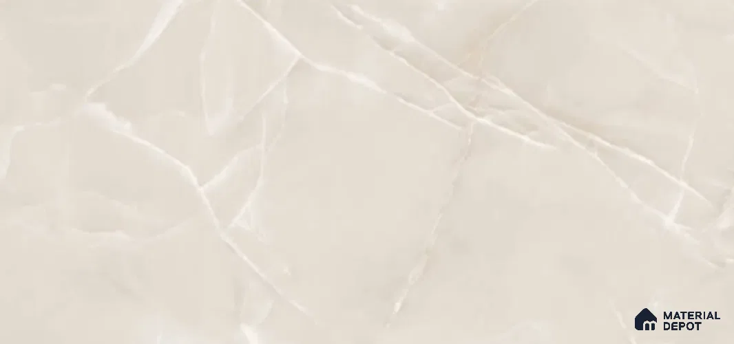 Marble Wall & Floor Tile TL 10937 Cream 4 ft x 2 ft Matte Carving Finish Vitrified Tile - 9 mm | 8 Random Designs | Suitable For Living Room, Bedroom, Kitchen