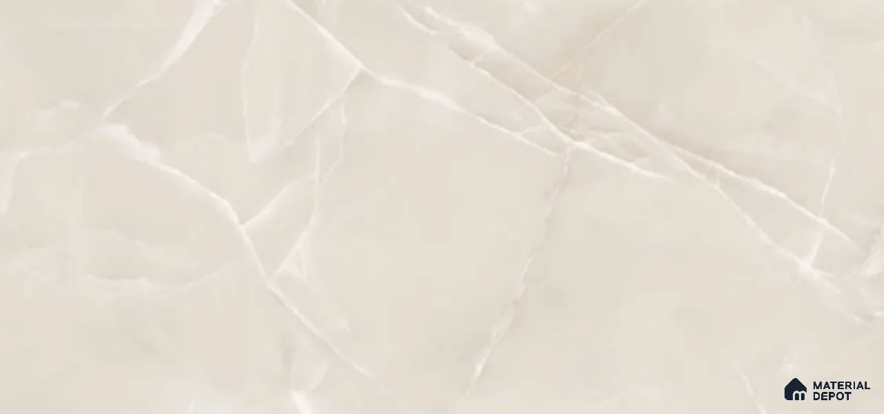 Marble Wall & Floor Tile TL 10937 Cream 4 ft x 2 ft Matte Carving Finish Vitrified Tile - 9 mm | 8 Random Designs | Suitable For Living Room, Bedroom, Kitchen