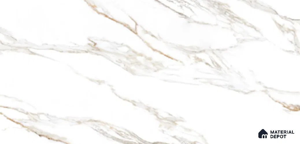 Marble Look Wall Tile TL 10943 Opulent Satuario 4 ft x 2 ft Matte Finish Vitrified Tile - 9 mm | 6 Random Design | Suitable For Living Room, Bedroom, Kitchen, Office & Dining