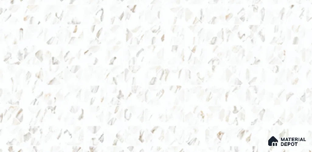 Terrazzo Look Wall Tile TL 10943 B Opulent Satuario Decor 4 ft x 2 ft Matte Finish Vitrified Tile - 9 mm  | Suitable For Living Room, Bedroom, Kitchen, Office & Dining