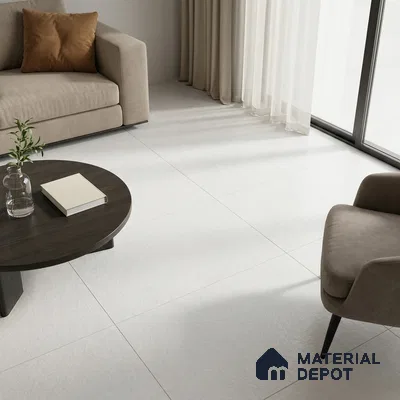 Stone Look Wall & Floor TL 10946 B Cemexa Silver 6 ft x 4 ft Gritty Finish Large Formate Vitrified Tile - 9 mm | 3 Random Design | Suitable For Living Room, Bedroom, Kitchen, Office & Dining | Adhesive and Spacers Must be Used During Installation