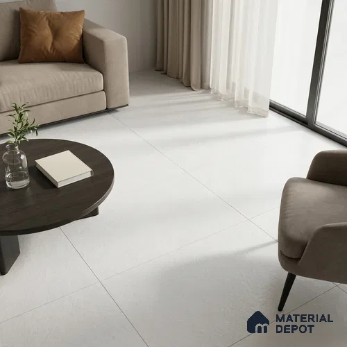 Stone Look Wall & Floor TL 10946 B Cemexa Silver 6 ft x 4 ft Gritty Finish Large Formate Vitrified Tile - 9 mm | 3 Random Design | Suitable For Living Room, Bedroom, Kitchen, Office & Dining | Adhesive and Spacers Must be Used During Installation
