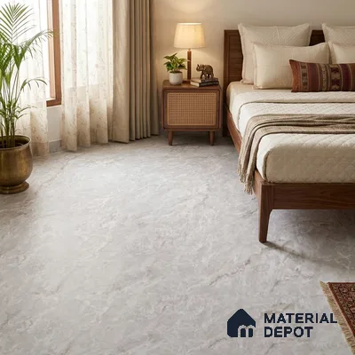 Marble Look Wall & Floor TL 10947 Barattini Claro Glit 6 ft x 4 ft Fusion Carving Matte Finish Large Formate Vitrified Tile - 9 mm | 3 Random Design | Suitable For Living Room, Bedroom, Kitchen, Office & Dining | Adhesive and Spacers Must be Used During Installation