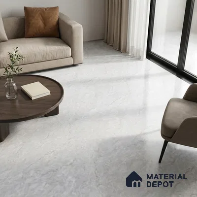 Marble Look Wall & Floor TL 10947 Barattini Claro Glit 6 ft x 4 ft Fusion Carving Matte Finish Large Formate Vitrified Tile - 9 mm | 3 Random Design | Suitable For Living Room, Bedroom, Kitchen, Office & Dining | Adhesive and Spacers Must be Used During Installation