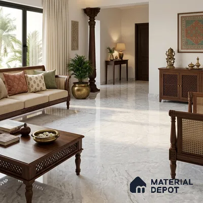 Stone Look Wall & Floor TL 10947 B Barattini Claro 6 ft x 4 ft Infinia Finish Large Format Vitrified Tile - 9 mm | 3 Random Design | Suitable For Living Room, Bedroom, Kitchen, Office & Dining | Adhesive and Spacers Must be Used During Installation