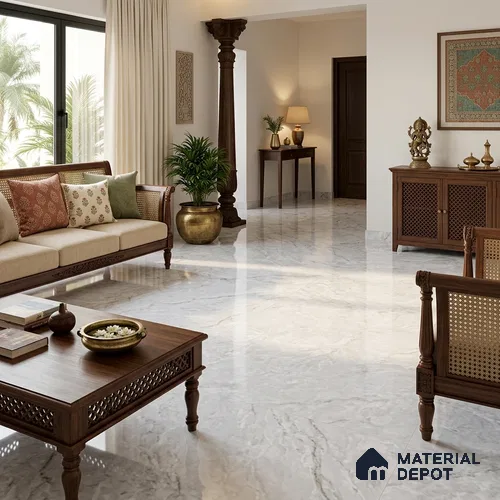 Stone Look Wall & Floor TL 10947 B Barattini Claro 6 ft x 4 ft Infinia Finish Large Formate Vitrified Tile - 9 mm | 3 Random Design | Suitable For Living Room, Bedroom, Kitchen, Office & Dining | Adhesive and Spacers Must be Used During Installation
