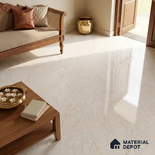 Stone Look Wall & Floor TL 10948 B Barattini Sabbia 6 ft x 4 ft Infinia Finish Large Formate Vitrified Tile - 9 mm | 3 Random Design | Suitable For Living Room, Bedroom, Kitchen, Office & Dining | Adhesive and Spacers Must be Used During Installation