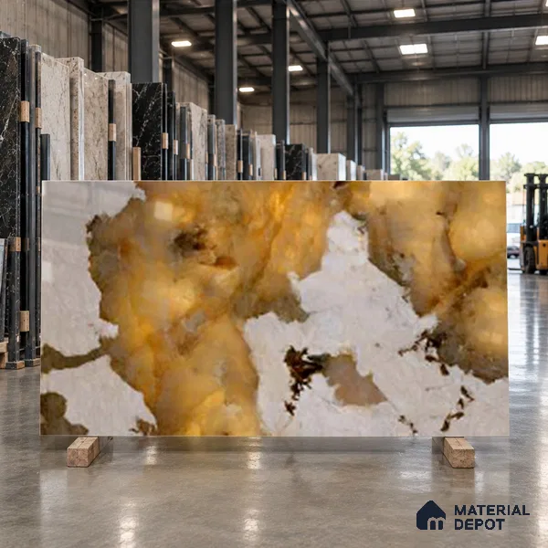 Marble Look Wall & Floor TL 10951 Cosmolight 6 ft x 4 ft Glamour Finish Large Formate Vitrified Tile - 9 mm | 2 Random Design | Suitable For Living Room, Bedroom, Kitchen, Office & Dining | Adhesive and Spacers Must be Used During Installation