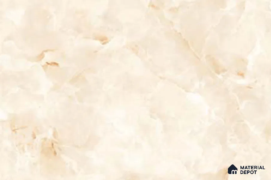 Marble Look Wall & Floor TL 10957 Ocealyn Beige 6 ft x 4 ft Infinia Finish Large Formate Vitrified Tile - 9 mm | 3 Random Design | Suitable For Living Room, Bedroom, Kitchen, Office & Dining | Adhesive and Spacers Must be Used During Installation