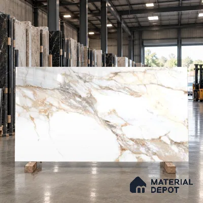 Marble Look Wall & Floor TL 10967 Ortiz Brown 6 ft x 4 ft Polished Finish Large Formate Vitrified Tile - 9 mm | 3 Random Design | Suitable For Living Room, Bedroom, Kitchen, Office & Dining | Adhesive and Spacers Must be Used During Installation