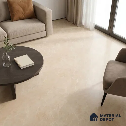 Marble Look Wall & Floor TL 10968 Filon Avorio Tech 6 ft x 4 ft Nutech Finish Large Formate Vitrified Tile - 9 mm | 3 Random Design | Suitable For Living Room, Bedroom, Kitchen, Office & Dining | Adhesive and Spacers Must be Used During Installation