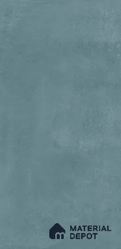 Cement Wall & Floor Tile TL 10983 Peacock Blue 4 ft x 2 ft Matte Finish Porcelain Tile - 9 mm | 4 Random Design | Suitable For Living Room, Hall, Bedroom