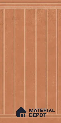 Patterned Wall Tile TL 10984 D | Arebic Red Liner Decor | 4 ft x 2 ft Crits Micro Carving Matte Finish Porcelain Tile - 9 mm | Suitable for Living Room, Bedroom, Dining & Bathroom | 3 mm Spacer Required