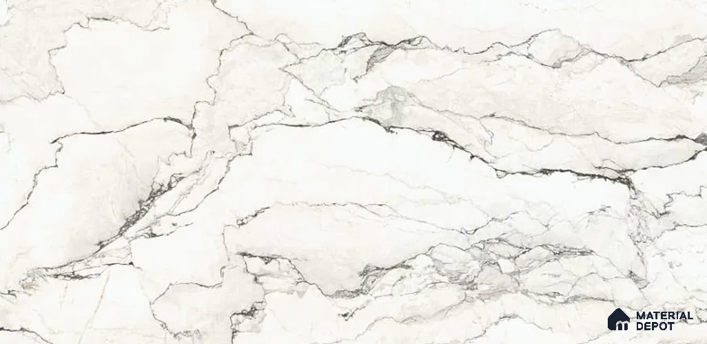 Marble Look Wall & Floor TL 10999 Dunav Evo 4 ft x 2 ft Effecto Vitrified Tile - 9 mm | 7 Random Design | Suitable For Living Room, Bedroom, Kitchen, Office & Dining