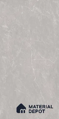 Marble Wall & Floor Tile TL 11004 B Grey 4 ft x 2 ft Glossy Finish Vitrified Tile - 9 mm | 6 Random Designs | Suitable For Living Room, Bedroom, Dining