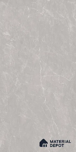 Marble Wall & Floor Tile TL 11004 B Grey 4 ft x 2 ft Glossy Finish Vitrified Tile - 9 mm | 6 Random Designs | Suitable For Living Room, Bedroom, Dining