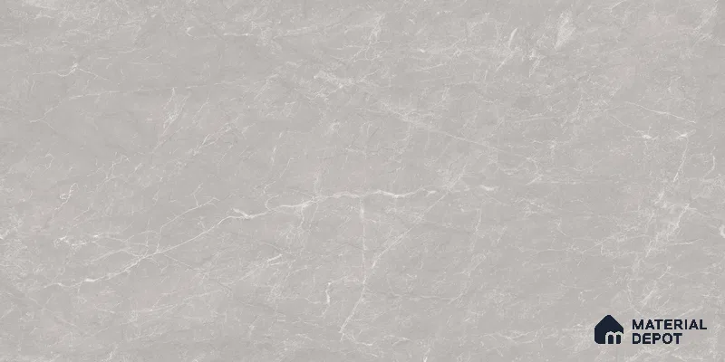 Marble Wall & Floor Tile TL 11004 C Grey 4 ft x 2 ft Matte Finish Vitrified Tile - 9 mm | 6 Random Designs | Suitable For Living Room, Bedroom, Kitchen