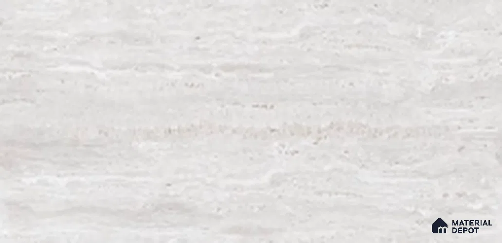 Marble Travertine Wall & Floor Tile TL 11010 Grey 4 ft x 2 ft Matte Carving Finish Vitrified Tile - 9 mm | 6 Random Designs | Suitable for Living Room, Dining, Feature / Accent Walls