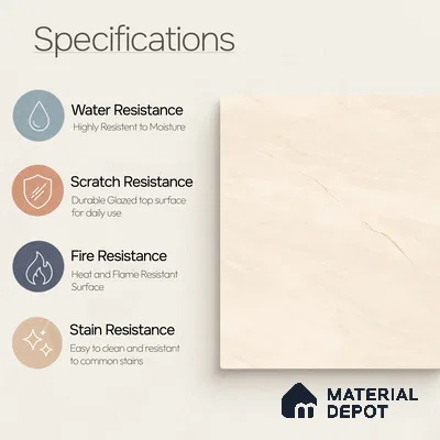 Stone Tile TL 11025 E | 4 ft x 2 ft Craving Matte Finish Vitrified Tile - 9 mm
