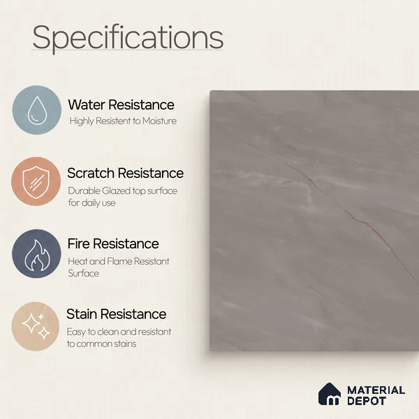 Stone Tile TL 11025 F | 4 ft x 2 ft Craving Matte Finish Vitrified Tile - 9 mm