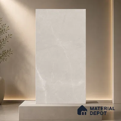 Marble Wall & Floor Tile TL 11033 Sierra Veil | 4 ft x 2 ft Carving Finish Vitrified Tile - 9 mm | 6 Random Design | Suitable For Living Room, Bedroom, Bathroom