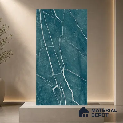 Marble Wall & Floor Tile TL 11040 Baltic Strata | 4 ft x 2 ft High Glossy Finish Vitrified Tile - 9 mm | 4 Random Design | Suitable For Living Room, Bedroom, Bathroom