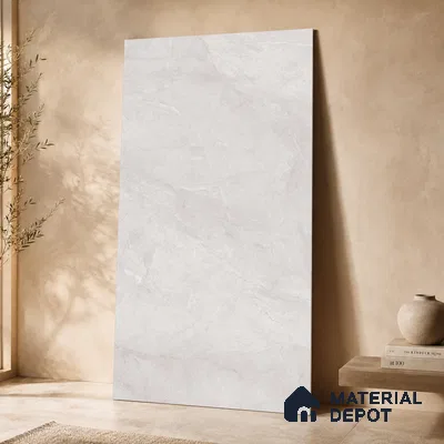 Marble Floor & Wall Tile TL 11064 Lunar Drift | 4 ft x 2 ft Carving Finish Vitrified Tile - 9 mm | 4 Random Design | Suitable For Living Room, Bedroom, Bathroom