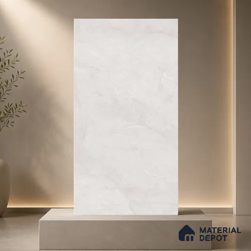 Marble Floor & Wall Tile TL 11064 Lunar Drift | 4 ft x 2 ft Carving Finish Vitrified Tile - 9 mm | 4 Random Design | Suitable For Living Room, Bedroom, Bathroom