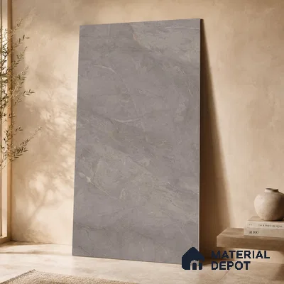 Marble Floor & Wall Tile TL 11065 Slate Drift | 4 ft x 2 ft Carving Finish Vitrified Tile - 9 mm | 4 Random Design | Suitable For Living Room, Bedroom, Bathroom