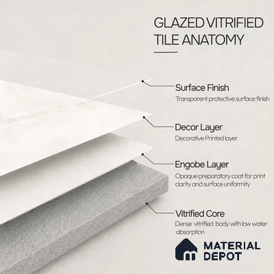 Marble Floor & Wall Tile TL 11067 Alba Veil | 4 ft x 2 ft Carving Finish Vitrified Tile - 9 mm | 6 Random Design | Suitable For Living Room, Bedroom, Bathroom