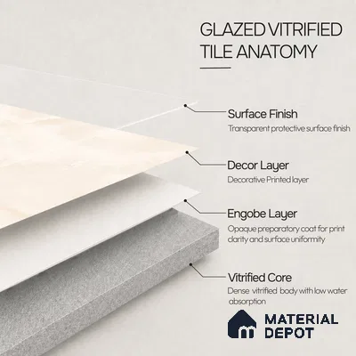 Marble Floor & Wall Tile TL 11068 Lucent Alabaster | 4 ft x 2 ft Glossy Finish Vitrified Tile - 9 mm | 6 Random Design | Suitable For Living Room, Bedroom, Bathroom