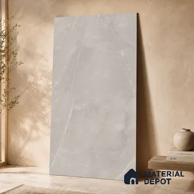Marble Floor & Wall Tile TL 11070 Sereno Veil | 4 ft x 2 ft Glossy Finish Vitrified Tile - 9 mm | 4 Random Design | Suitable For Living Room, Bedroom, Bathroom