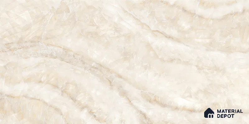 Marble Tile TL 11074 | 4 ft x 2 ft Glossy Finish Vitrified Tile - 9 mm