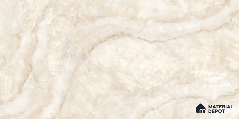 Marble Tile TL 11074 | 4 ft x 2 ft Glossy Finish Vitrified Tile - 9 mm