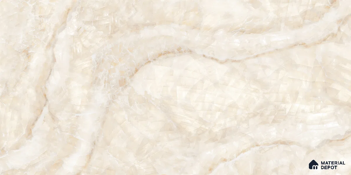 Marble Tile TL 11074 | 4 ft x 2 ft Glossy Finish Vitrified Tile - 9 mm