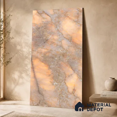Marble Tile TL 11075 | 4 ft x 2 ft Glossy Finish Vitrified Tile - 9 mm