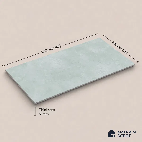 Plain Tile TL 11076 | 4 ft x 2 ft Matte Finish Vitrified Tile - 9 mm