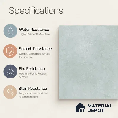 Plain Tile TL 11076 | 4 ft x 2 ft Matte Finish Vitrified Tile - 9 mm