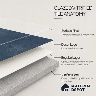 Plain Tile TL 11077 | 4 ft x 2 ft Matte Finish Vitrified Tile - 9 mm