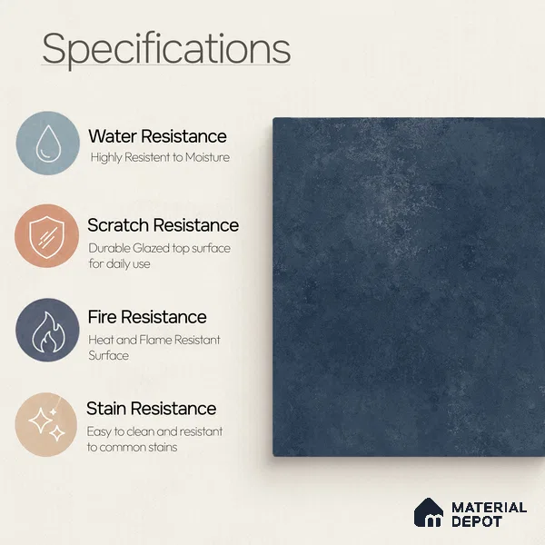 Plain Tile TL 11077 | 4 ft x 2 ft Matte Finish Vitrified Tile - 9 mm