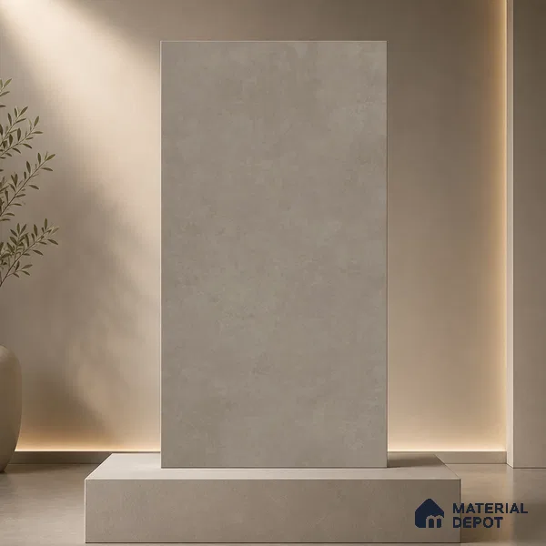 Plain Floor & Wall Tile TL 11078 Umber Forge | 4 ft x 2 ft Matte Finish Vitrified Tile - 9 mm | Suitable For Living Room, Bedroom, Bathroom