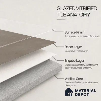 Plain Floor & Wall Tile TL 11078 Umber Forge | 4 ft x 2 ft Matte Finish Vitrified Tile - 9 mm | Suitable For Living Room, Bedroom, Bathroom