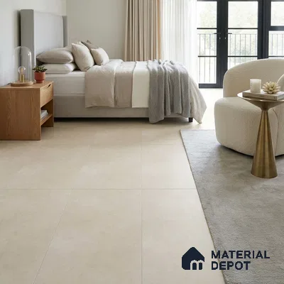 Cement Wall & Floor Tile TL 11079 Almond Cream 4 ft x 2 ft Matte Finish Vitrified Tile - 9 mm | Suitable For Living Room, Hall, Bedroom